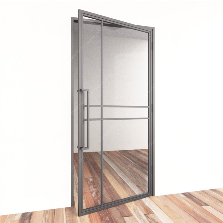 6-grids-modern-clear-glass-black-steel-hingedf3f67
